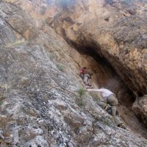 Rock climbing in Madygen Geopark